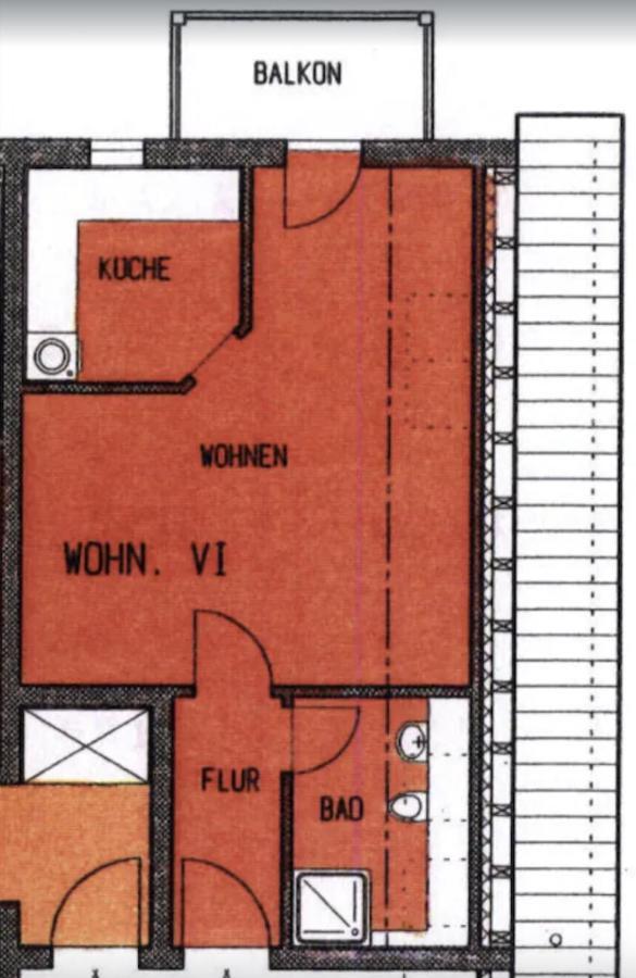 Fewo "Rabennest " Gemuetliche Wohnung Nahe Rabensteinklinikum - Kein Separates Schlafzimmer, Studiowohnung Кемниц Екстериор снимка